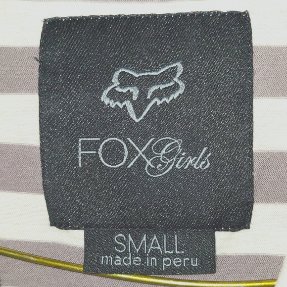 Fox Striped collared t-shirt - Picture 3 of 6